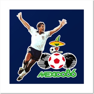 World Cup Heroes Mexico 86 - Gary Lineker Posters and Art